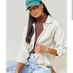 francesca’s button down shacket
